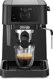 De'Longhi Stilosa EC230.BK, traditionele barista-pomp espressomachine, espresso en cappuccino, zwart