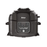 NINJA Foodi OP300UK, Multi-Cooker, 7-in-1, elektrische snelkookpan en heteluchtfriteuse,6 l, grijs en Zwart