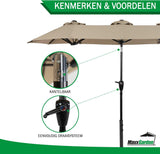 MaxxGarden Parasol Napels - Luxe