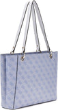 GUESS Noelle Noel Tote Light Blue Logo