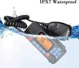 Retevis RA27 Marine Transceiver, IPX7 Waterproof, Class D DSC, GPS, 88 Channels VHF, Dual/Tri-watch, Geschikt voor International, Professional Marine Transceiver (1 stuk, zwart)