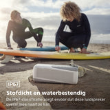 Philips Draagbare Bluetooth-luidspreker, TAS7807W/00, Water en Stof IP67-bescherming, Wireless Speaker Met Draagriem Ingebouwde Microfoon Voor gesprekken, Powerbank en Tot 24 Uur Afspeeltijd, Wit