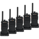 Retevis RB626 Professionele tweerichtingsradio, Rugged Walkie Talkies met USB-lader, 16-kanalen, 2000mAh, noodalarm, oplaadbare tweerichtingsradio voor school, supermarkt(5 Pack)