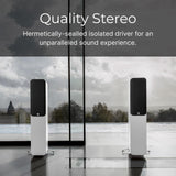 Q Acoustics Q5040 Vloerstaande Speaker - Mat Wit (Paar)