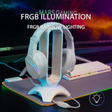 MARSGAMING MH122W Mars Gaming FRGB Over Ear Gaming Hoofdtelefoon met Microfoon, HiFi Geluid, Geluidsonderdrukking, Ultra Lichtgewicht, PS4 PS5 Xbox Switch Tablet Windows Mac, Wit