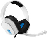 ASTRO Gaming A10 Gaming Headset, Lichtgewicht, Schadebestendig, ASTRO Audio, Dolby ATMOS, 3.5mm Audio Aansluiting, Kabel, voorXbox Series X|S, Xbox One, PS5, PS4, Switch, PC, Mac, Mpbiel - wit Blauw