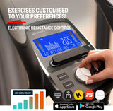 Hop-Sport HS-120C Prim Elektrisch-magnetische Crosstrainer voor thuis, ergometer met 14 kg vliegwiel, elliptische trainer app compatibel, 12 programma's, 32 stappen magnetische weerstand