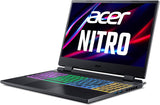 Acer Nitro 5 AN515-58 Gaming Laptop 39,6 cm (15,6 inch), Full HD, IPS, 144 Hz, Intel Core i9-12900H, 16 GB RAM, 1 TB SSD, NVIDIA GeForce RTX 4060, zonder besturingssysteem, zwart, QWERTY-toetsenbord