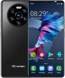 Ontgrendelde Smartphones, Mate40 Pro Android Mobiele Telefoons Ontgrendeld 5.45In Full HD-Scherm 1GB RAM + 8GB ROM, 2MP + 5MP, 2200mAh Batterij [Energie-Efficiëntieklasse A++](Zwart)