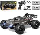 HAIBOXING 1:18 RC Cars 36 km/u Hobby RC auto - met 2,4 GHz waterdichte 4WD lichten - 2 duurzame batterijen (18868)