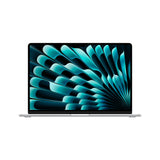 Apple 2024 15” MacBook Air met M3‑chip: 15,3” Liquid Retina-display, 8 GB centraal geheugen, 256 GB SSD-opslag, toetsenbord met achtergrondverlichting, 1080p FaceTime HD-camera, Touch ID; Zilver