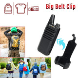 Retevis RT622 Walkie Talkie, Mini PMR446 Licentievrij, 16 Kanaals CTCSS/DCS Walkie Talkie, VOX Monitor Scan, Oplaadbare Talkie Walkie met Headset voor Kamperen, Reizen (Zwart, 2 Paar)