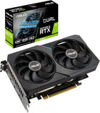 ASUS Dual NVIDIA GeForce RTX 3060 V2 OC Edition 12 GB GDDR6 Gaming-grafische kaart (PCIe 4.0, 12 GB, HDMI 2.1, DisplayPort 1.4a, 2-sleuf, axiale ventilator, 0 dB technologie)