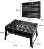 AGM Charcoal Grill Picnic Grill Roestvrij Staal Kleine Grill Draagbare Camping Grill Afneembare BBQ Roosters voor Outdoor Garden Party enz.