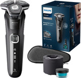 Philips Shaver Series 5000 - Elektrisch Nat & Droog-scheerapparaat met SkinIQ technologie, uitklapbare trimmer, reisetui en Quick Cleanpod met 1 cartridge (model S5898/50)