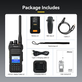 Retevis Ailunce HA1UV Ham Radio, Dual Band 2-Way Radio, IP67 Waterdicht, 2800mAh Batterij, USB-C Oplaadbare Amateur Radio voor Noodredding, Ham Event in Filed (2 Stuks)