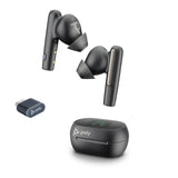 Poly Voyager Free 60+ UC True Wireless Earbuds - Ruisonderdrukkende microfoons voor heldere gesprekken - ANC - Touchscreen Charge Case - Werkt met iPhone, Android, PC/Mac - Teams gecertificeerd