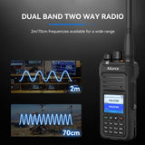 Retevis Ailunce HA1UV Ham Radio, Dual Band Amateur Radio, IP67 Waterdichte Walkie Talkie, 2800mAh, Sub-PTT, Ham Radio Lange Bereik voor Radio Amateur, Ham Event (1 Stuks)