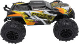 RC Offroad-truck, Auto met Afstandsbediening 35A ESC 2.4G Traploze Snelheidsverandering met Schroeven voor Meer Dan 14 voor Entertainment (Oranje)