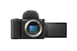 Sony Alpha ZV-E10 II | APS-C spiegelloze videocamera met verwisselbare lens (4K60p-video, 4:2:2 10-bit-opname, 26 megapixels, geavanceerde digitale stabilisatie, realtime oogautofocus)