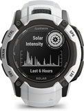 Garmin Instinct 2X Solar, Smartwatch, Oneindige batterijduur met Solar, Ingebouwde zaklamp, Multi-band GNSS, Whitestone