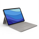 Logitech Combo Touch iPad Pro 11 inch (1e, 2e, 3e generatie - 2018, 2020, 2021) Verwijderbare toetsenbordhoes met achtergrondverlichting, trackpad klik overal, slimme connector, Frans Azerty