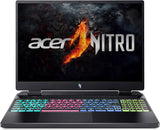 Acer Nitro 16 (AN16-41-R18L) Gaming laptop, 16" WUXGA 165Hz display, AMD Ryzen 7 7840HS, 16 GB RAM, 1 TB SSD, NVIDIA GeForce RTX 4060, Windows 11, QWERTZ toetsenbord, zwart