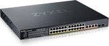 Zyxel 24-poorts 2.5G Multi-Gig PoE++/PoE+ Lite-L3 Smart Managed Switch 700W met 6-poorts 10G Uplink (4 koper/2 SFP+) [XMG1930-30HP]