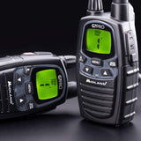 Midland G7 Pro PMR+LPD-radioapparatuur C1090.13 Robuust apparaat voor professioneel of privégebruik, met LCD-display, inclusief dubbelstandlader en riemclips, set van 2 stuks