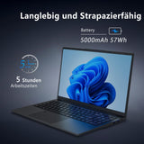16 inch laptop met verlicht toetsenbord, 1920 x 1200 FHD IPS-display, 32 GB RAM, 512 GB SSD, AMD Ryzen3 3250U, 1MP webcam, wifi, BT, HDMI, USB, Type-C, vingerafdruk, numpad, voor business en