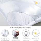 aqua-textil Oeko-Tex 4 seizoenen dekbed 240x260 cm met knopen winter 1800g zomer 1450g thermoregulator