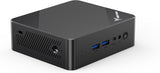 MINISFORUM Mini PC UN100P, Intel 12e generatie Alder Lake-N100, 16 GB DDR4 RAM 512 GB PCIe SSD, 2xHDMI 2.1 TMDS/USB-C, 4xUSB-poorten, 2.5G RJ45, WiFi6, BT5.2
