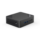 MINISFORUM Mini PC UN100P, Intel 12e generatie Alder Lake-N100, 16 GB DDR4 RAM 512 GB PCIe SSD, 2xHDMI 2.1 TMDS/USB-C, 4xUSB-poorten, 2.5G RJ45, WiFi6, BT5.2