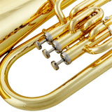 Euphonium-set B Platte Drie Standaard Sleutel Euphonium Messing Lak Goud Grote Trompet Met Opbergkoffer En Accessoires Euphonium-Instrument