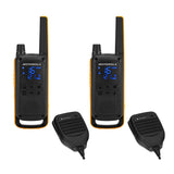 Motorola Talkabout T82 Walkietalkie Extreme Rsm Pmr (Tot 10 Km Bereik, Ipx4 Bescherming Tegen Weersinvloeden, 500 Mw, Vox), Zwart