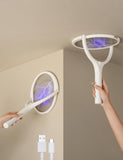 Roterende Kop Oplaadbaar Elektrische Vliegenmepper Elektrisch Wespenval Vliegenvanger Mosquito Killer Electric Fly Swatter Fly Trap Raid Anti Bug Zapper