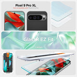 Spigen Glas.tR EZ Fit Screenprotector compatibel met Google Pixel 9 Pro XL, 2 stuks, met sjabloon voor installatie, Case friendly, 9H Gehard Glas