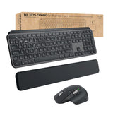 Logitech MX Keys Combo for Business | Gen 2.Conçu pour les entreprises. Clavier et Souris sans fil avec Repose-poignet, Bluetooth, Logi Bolt, Silencieux, Windows/Mac/Chrome/Linux, QWERTY ITA - Gris