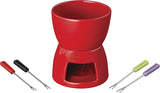 Wilton Valentijnsdag keramische fondueset, rood