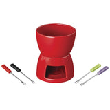 Wilton Valentijnsdag keramische fondueset, rood