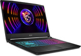 MSI Katana 15 B13VGK-1406XES Gaming-laptop, 15,6 inch (39,6 cm), QHD, 165 Hz (Intel Core i7-13700H, RTX 4070-8 GB, 16 GB RAM, 1 TB SSD, zonder besturingssysteem), zwart, Spaans QWERTY-toetsenbord