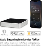 Eve Play – Interface voor audiostreaming voor AirPlay, Flexibele upgrade naar AirPlay, Automatische latentiecompensatie, Krachtige digitaal-naar-analoog-omzetter, Apple Home, ethernetverbindin, wifi