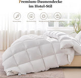 Homyrium Donzen dekbed 240 x 260 cm, winterdekbed, dons, warm donsdekbed, vulgewicht: 3100 g, Oeko-Tex en RDS-gecertificeerd