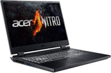 Acer Nitro 5 (AN517-55-7656) Gaming laptop, 17,3" FHD 144Hz display, Intel Core i7-12700H, 16 GB RAM, 512 GB SSD, NVIDIA GeForce RTX 4050, Windows 11, QWERTZ toetsenbord, zwart