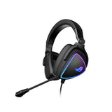 ASUS ROG Delta S Gaming Headset met USB-C | AI-aangedreven ruisonderdrukkende microfoon | over-ear hoofdtelefoon voor pc, Mac, Nintendo Switch en Sony Playstation | Ergonomisch ontwerp, zwart