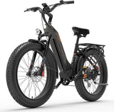 LANKELEISI MG600 Plus Elektrische fietsen voor heren en dames, e-mountainbike met 7 Versnellingen en 48V 20Ah verwijderbare batterij, bereik tot 150 KM Fatbike