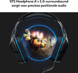 Logitech G432 7.1 kabelgebundenes Surround Sound Gaming Headset schwarz