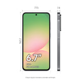 Samsung Galaxy A56 5G, Android Smartphone, 256GB Storage, 8GB RAM, Anthracite, 6X OS Upgrade, Large Screen, Long Battery Life (Samsung Turkey Guaranteed)