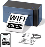 Phomemo WiFi Verzendlabelprinter 4x6, 344WF WiFi Thermische Labelprinter voor Kleine Ondernemingen, Postlabel Maker, Compatibel met eBay, Etsy, Shopify, Amazon, Royal Mail, FedEx, USPS