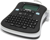 Draagbare DYMO LabelManager 210D-labelmakerkit | QWERTY-toetsenbord | met zwart-witte D1-labels van 12 mm en een draagkoffer